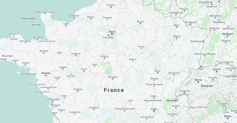 Carte des points de vente Dunlopillo