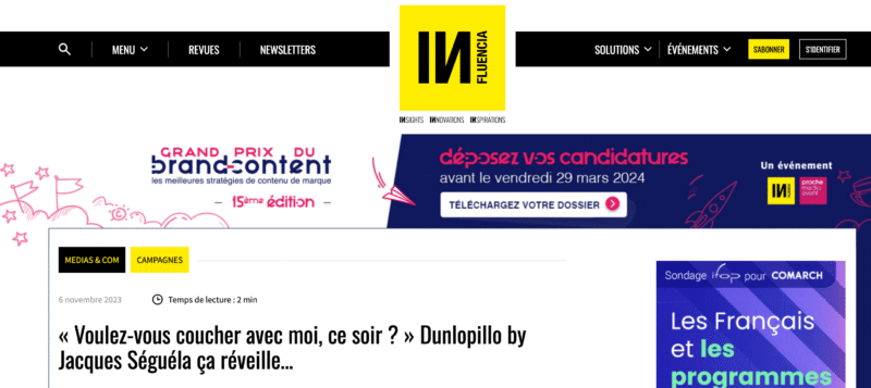 Article Influencia